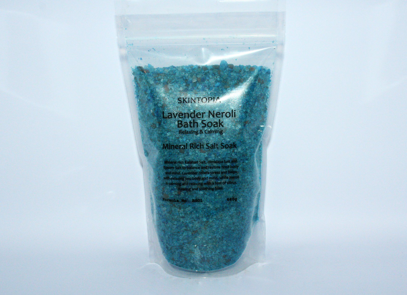Lavender and Neroli Salt Soak - Skin Soothing and Calming (640g)