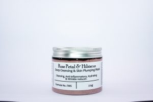 Rose Petal and Hibiscus Clay Mask - For Cleansing & Glowing Skin (150ml)