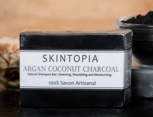 Skintopia Argan Coconut Charcoal Shampoo Bar