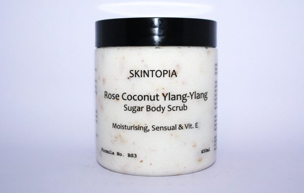 Rose, Coconut and Ylang-Ylang Sugar Body Scrub (Sensual) - 450ml
