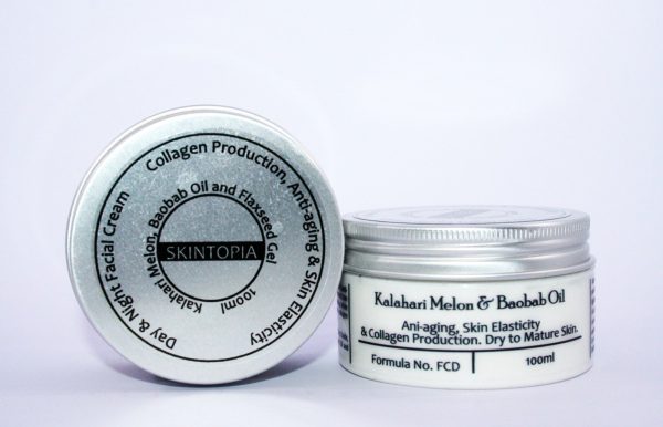 Facial Day/Night Cream - Kalahari, Melon Oil & Baobab Oil (100ml)
