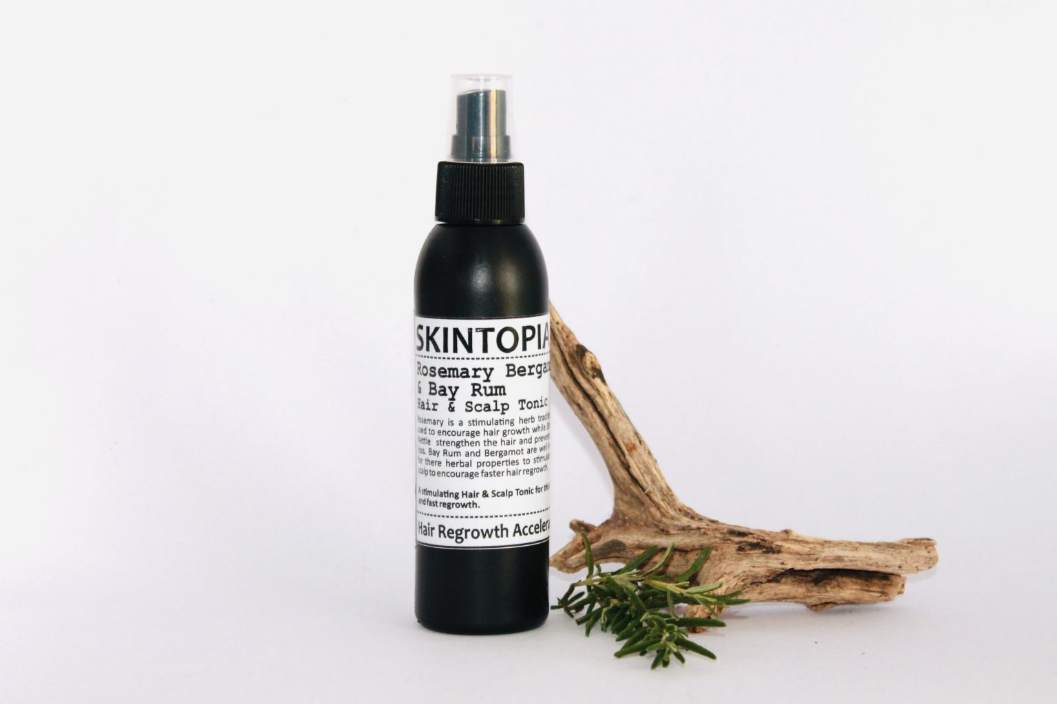 Hair Regrowth Tonic Rosemary, Nettle & Bay Rum 150ml SKINTOPIA