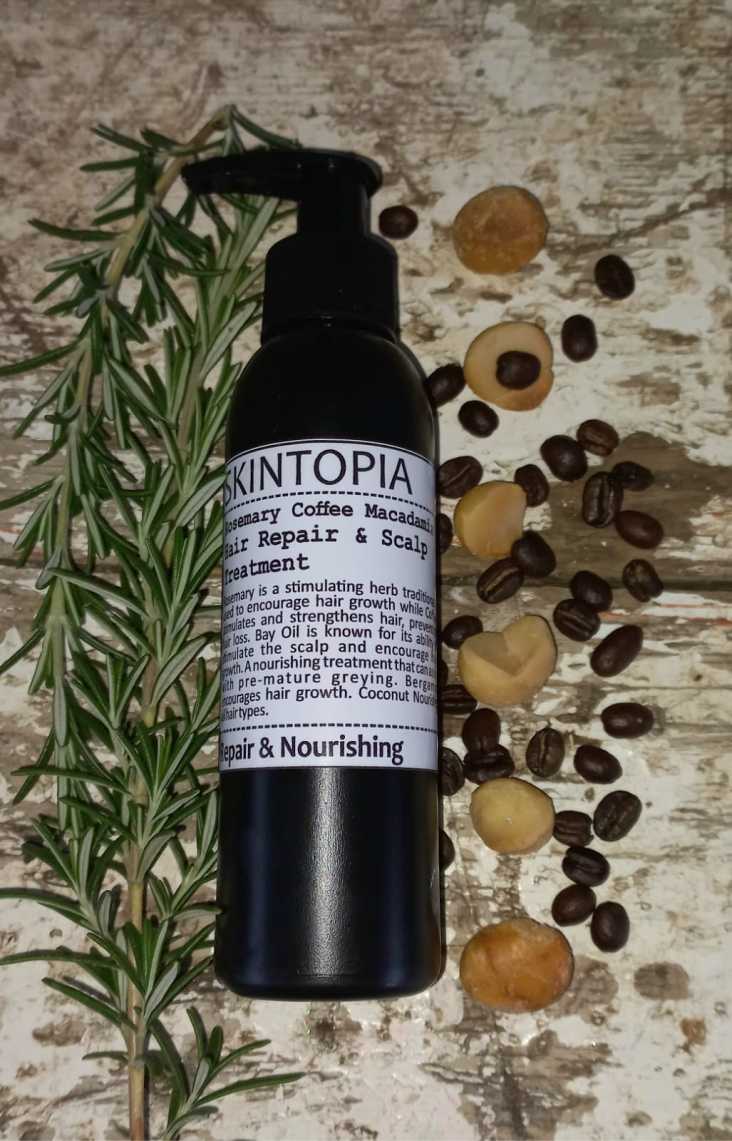 Rosemary Coffee Macadamia Scalp & Hair Nourishing Treatment (150ml) –  SKINTOPIA